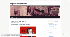 Desktop Screenshot of exploristinternational.wordpress.com
