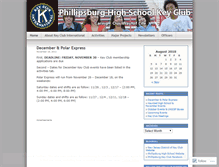 Tablet Screenshot of pburgkeyclub.wordpress.com