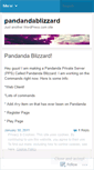 Mobile Screenshot of pandandablizzard.wordpress.com