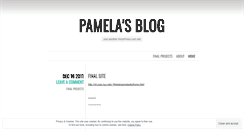 Desktop Screenshot of pamelasf2011.wordpress.com