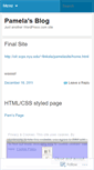 Mobile Screenshot of pamelasf2011.wordpress.com