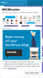 Mobile Screenshot of imcmiracles.wordpress.com