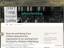 Tablet Screenshot of labourlawblog.wordpress.com