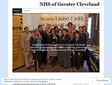 Tablet Screenshot of nhscleveland.wordpress.com