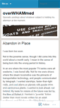 Mobile Screenshot of overwhammed.wordpress.com