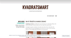 Desktop Screenshot of kvadratsmart.wordpress.com