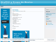Tablet Screenshot of graffandcrews.wordpress.com