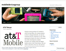 Tablet Screenshot of mobiledevicegroup.wordpress.com
