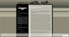 Desktop Screenshot of mandarinjuice.wordpress.com