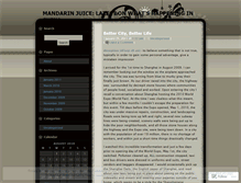 Tablet Screenshot of mandarinjuice.wordpress.com