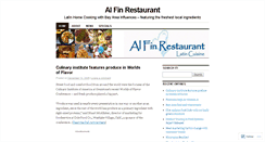 Desktop Screenshot of alfinrestaurant.wordpress.com