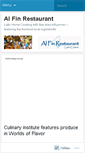 Mobile Screenshot of alfinrestaurant.wordpress.com