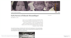 Desktop Screenshot of educatemozambique.wordpress.com
