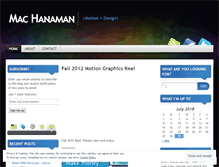 Tablet Screenshot of machanaman.wordpress.com