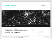 Tablet Screenshot of dreamelectric.wordpress.com