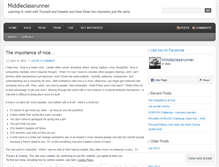 Tablet Screenshot of middleclassrunner.wordpress.com