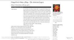 Desktop Screenshot of gingergen.wordpress.com