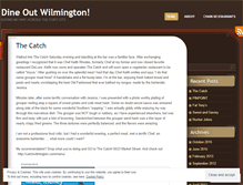 Tablet Screenshot of dineoutwilmington.wordpress.com