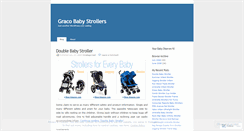 Desktop Screenshot of gracobabystrollers.wordpress.com