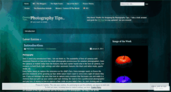 Desktop Screenshot of photographyskillsforamateurs.wordpress.com