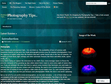 Tablet Screenshot of photographyskillsforamateurs.wordpress.com