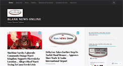 Desktop Screenshot of blanknewsonline.wordpress.com