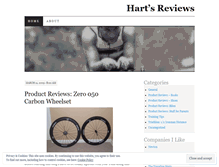 Tablet Screenshot of hartsreviews.wordpress.com