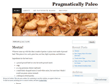 Tablet Screenshot of pragmaticallypaleo.wordpress.com