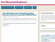 Tablet Screenshot of 10ksoapboxes.wordpress.com