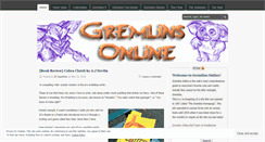 Desktop Screenshot of gremlins.wordpress.com