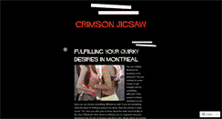 Desktop Screenshot of crimsonjigsaw.wordpress.com