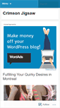 Mobile Screenshot of crimsonjigsaw.wordpress.com