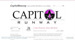 Desktop Screenshot of capitolrunway.wordpress.com