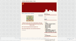 Desktop Screenshot of lemonpryorfamilytree.wordpress.com