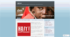 Desktop Screenshot of cbmuk.wordpress.com