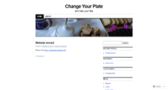 Desktop Screenshot of changeyourplate.wordpress.com