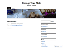 Tablet Screenshot of changeyourplate.wordpress.com