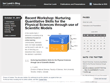 Tablet Screenshot of ianlumb.wordpress.com
