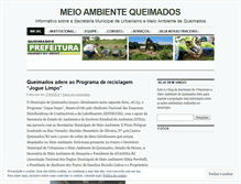 Tablet Screenshot of meioambientequeimados.wordpress.com