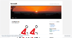 Desktop Screenshot of facosalk.wordpress.com
