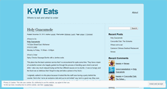 Desktop Screenshot of kweats.wordpress.com