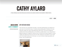 Tablet Screenshot of cathyaylard.wordpress.com