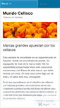 Mobile Screenshot of mundoceliaco.wordpress.com
