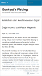 Mobile Screenshot of gunkyut.wordpress.com