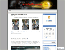 Tablet Screenshot of mundodemente.wordpress.com