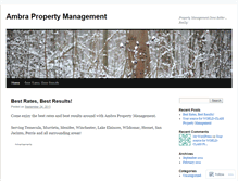 Tablet Screenshot of ambrapm.wordpress.com