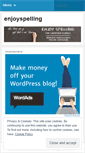 Mobile Screenshot of enjoyspelling.wordpress.com