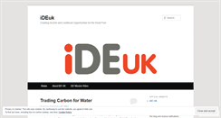 Desktop Screenshot of ideuk.wordpress.com