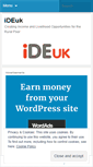 Mobile Screenshot of ideuk.wordpress.com