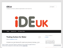 Tablet Screenshot of ideuk.wordpress.com